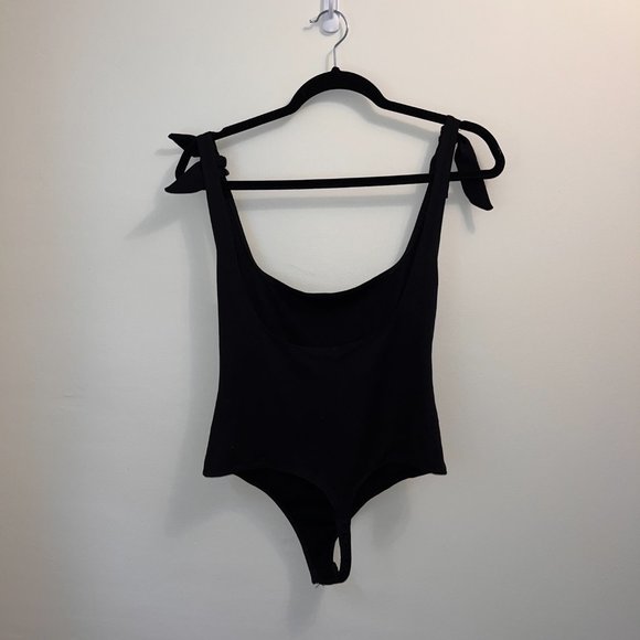 Intimately by Free People Tie Shoulder Bodysuit - Size Medium - Picture 6 of 8